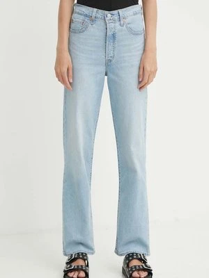 Levi's jeansy RIBCAGE STRAIGHT damskie high waist