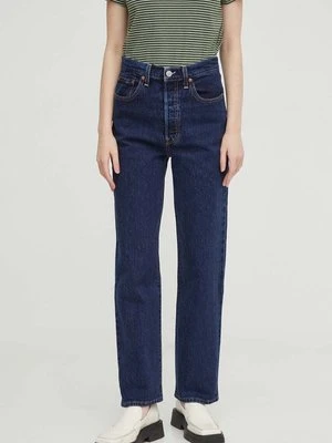 Levi's jeansy RIBCAGE STRAIGHT damskie high waist