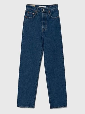 Levi's jeansy RIBCAGE STRAIGHT damskie high waist