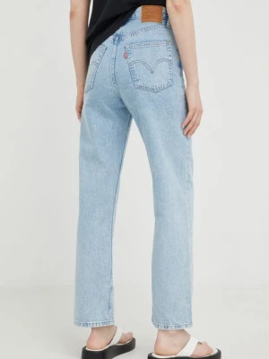 Levi's jeansy RIBCAGE STRAIGHT damskie high waist