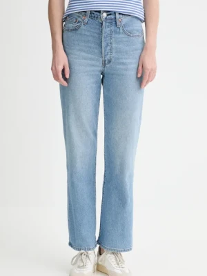 Levi's jeansy RIBCAGE STRAIGHT damskie high waist