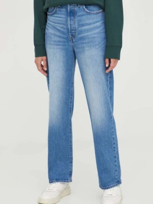 Levi's jeansy RIBCAGE STRAIGHT damskie high waist
