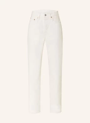 Levi's® Jeansy Straight 501 Original Cropped weiss