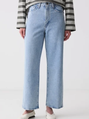 Levi's jeansy straight damskie HIGH WAISTED STRAIGHT