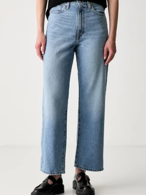 Levi's jeansy straight damskie HIGH WAISTED STRAIGHT