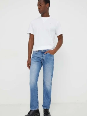 Levi's jeansy straight męskie 501® LEVIS®ORIGINAL FIT niebieski