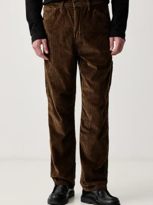 Levi's jeansy straight męskie 568 LOOSE STRT CARPENTER x WORKWEAR brązowy