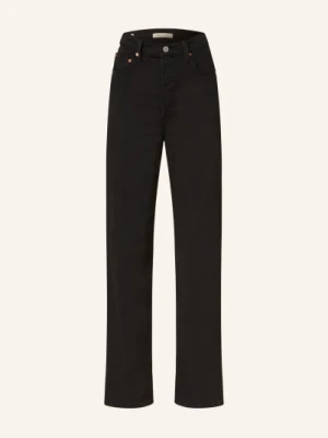 Levi's® Jeansy Straight Ribcage schwarz