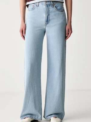 Levi's jeansy wide leg damskie RIBCAGE WIDE LEG