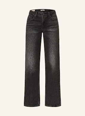 Levi's® Jeansy Wide Leg Low Loose schwarz