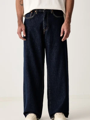 Levi's jeansy wide leg męskie BAGGY WIDE LEG niebieski