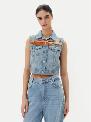 Levi's® Kamizelka 002A7-0000 Niebieski Standard Fit