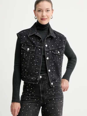 Levi's kamizelka kolor czarny przejściowy 001W2
