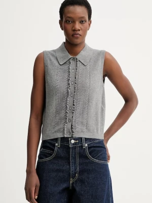 Levi's kamizelka SUPER SOFT MINI RUFFLE VEST