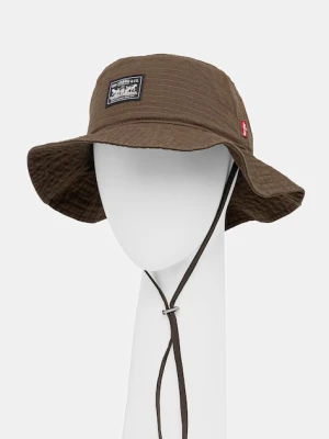Levi's kapelusz bawełniany SUMMER DRAWSTRING BUCKET HAT