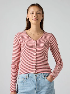 Levi's Kardigan w kolorze różowo-białym rozmiar: XS