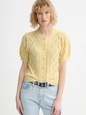 Levi's kardigan z domieszką wełny PAULINE POINTELLE SS