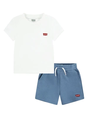 Levi's Kids 2-częściowy zestaw w kolorze biało-niebieskim rozmiar: 74