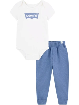 Levi's Kids 2-częściowy zestaw w kolorze biało-niebieskim rozmiar: 74