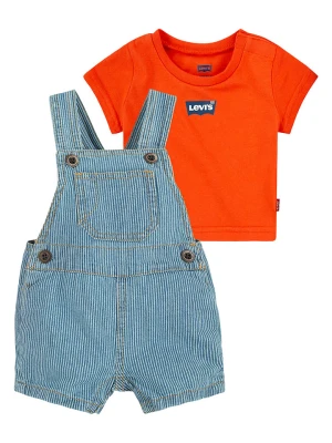 Levi's Kids 2-częściowy zestaw w kolorze czerwono-niebieskim rozmiar: 80