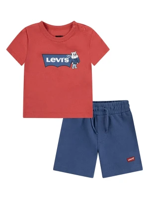 Levi's Kids 2-częściowy zestaw w kolorze czerwono-niebieskim rozmiar: 86