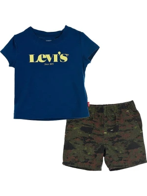Levi's Kids 2-częściowy zestaw w kolorze granatowym rozmiar: 80