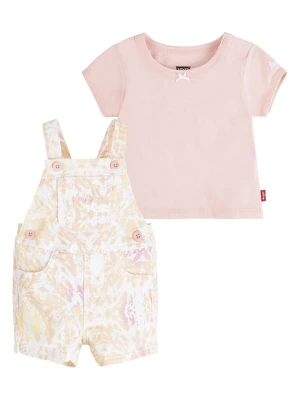 Levi's Kids 2-częściowy zestaw w kolorze jasnoróżowo-beżowym rozmiar: 68
