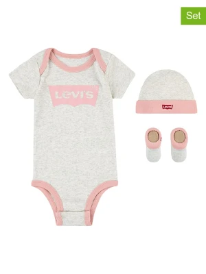 Levi's Kids 3-częściowy zestaw w kolorze szarym rozmiar: 50-68