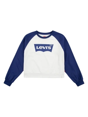 Levi's Kids Bluza w kolorze biało-niebieskim rozmiar: 158