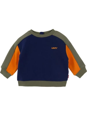 Levi's Kids Bluza w kolorze granatowo-pomarańczowo-oliwkowym rozmiar: 128