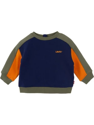 Levi's Kids Bluza w kolorze granatowo-pomarańczowo-oliwkowym rozmiar: 164