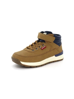 Levi's Kids Botki "Ascot" w kolorze jasnobrązowo-granatowym rozmiar: 28