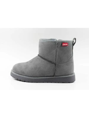 Levi's Kids Botki zimowe "New Wave" w kolorze szarym rozmiar: 28