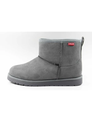 Levi's Kids Botki zimowe "New Wave" w kolorze szarym rozmiar: 38