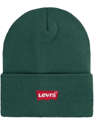 Levi's Kids Czapka beanie w kolorze ciemnozielonym rozmiar: onesize