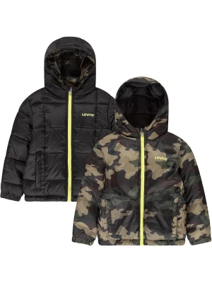 Levi's Kids Dwustronna kurtka przejściowa w kolorze czarno-oliwkowym rozmiar: 110