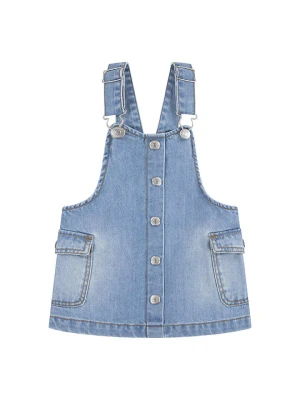 Levi's Kids Dżinsowa sukienka-ogrodniczka w kolorze błękitnym rozmiar: 86