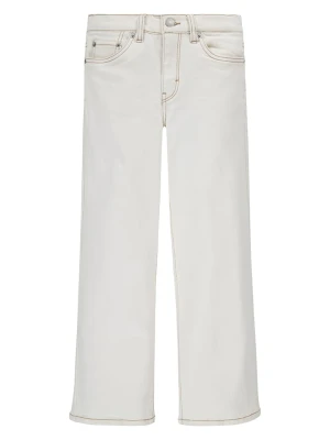 Levi's Kids Dżinsy - Wide leg - w kolorze białym rozmiar: 128