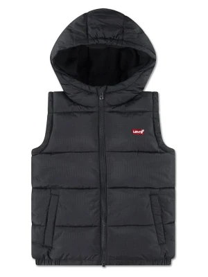 Levi's Kids Kamizelka pikowana w kolorze czarnym rozmiar: 140