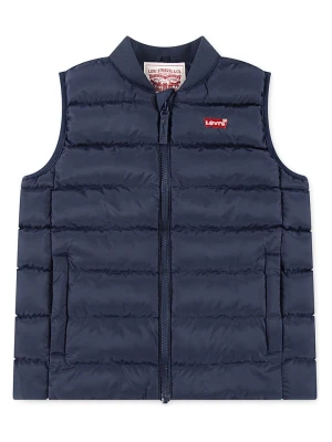Levi's Kids Kamizelka pikowana w kolorze granatowym rozmiar: 176