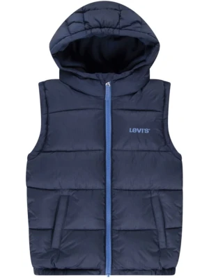 Levi's Kids Kamizelka pikowana w kolorze granatowym rozmiar: 98