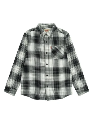 Levi's Kids Koszula flanelowa w kolorze czarno-białym rozmiar: 176