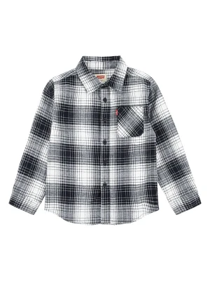 Levi's Kids Koszula w kolorze biało-czarnym rozmiar: 128
