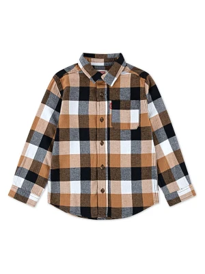 Levi's Kids Koszula w kolorze czarno-pomarańczowym rozmiar: 140