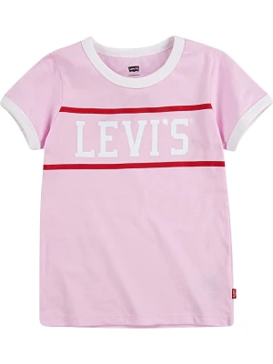 Levi's Kids Koszulka "Logo Ringer" w kolorze jasnoróżowym rozmiar: 164