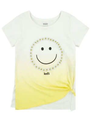 Levi's Kids Koszulka w kolorze biało-żółtym rozmiar: 122/128