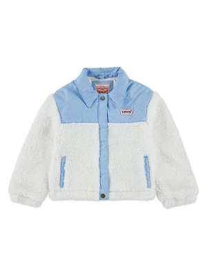 Levi's Kids Kurtka pluszowa w kolorze błękitno-białym rozmiar: 110