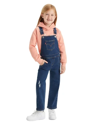 Levi's Kids Ogrodniczki dżinsowe w kolorze granatowym rozmiar: 152