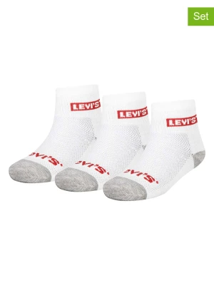 Levi's Kids Skarpety (3 pary) w kolorze białym rozmiar: 110-122