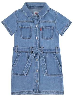 Levi's Kids Sukienka dżinsowa w kolorze niebieskim rozmiar: 158